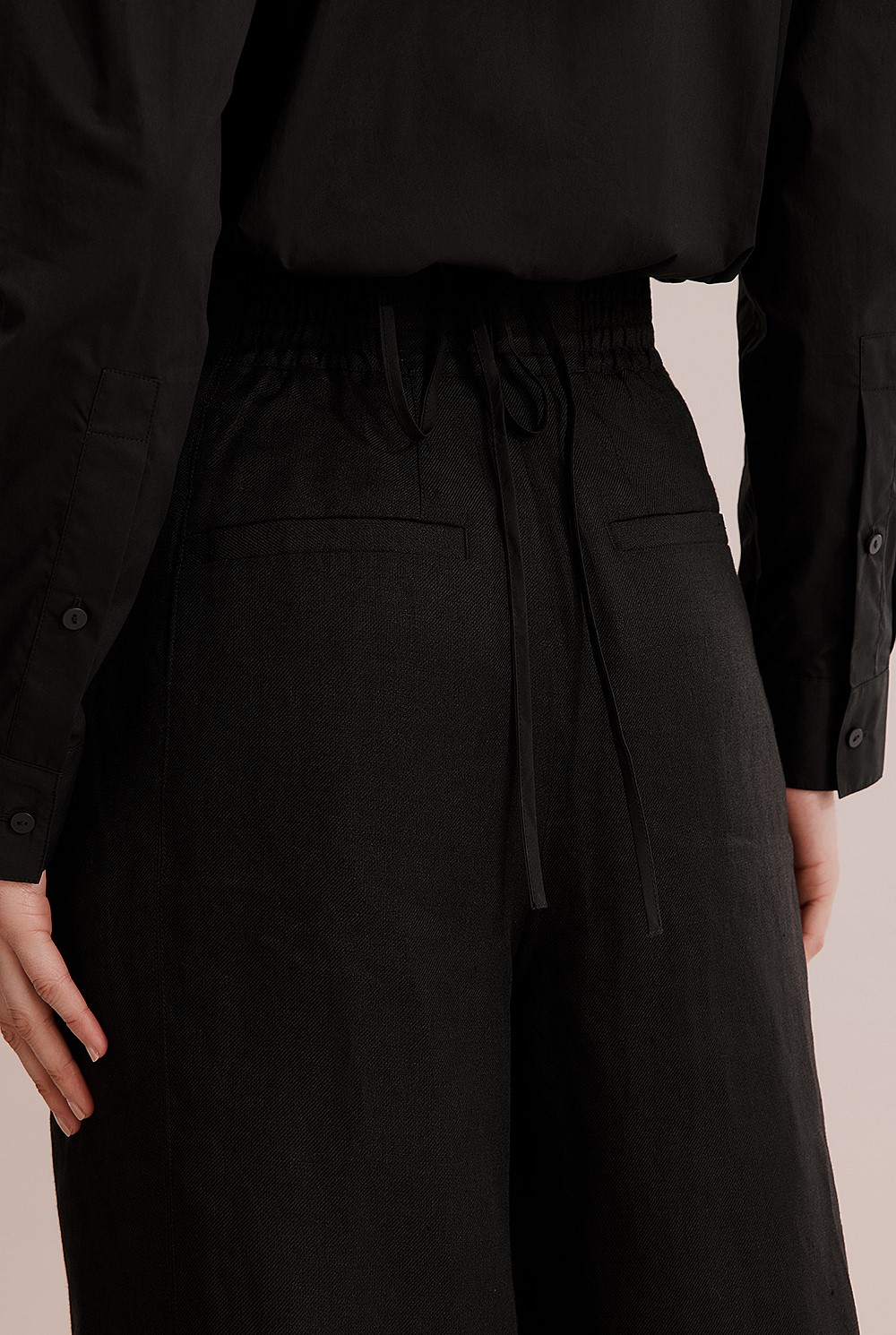 Organically Grown Linen Wide Leg Pant