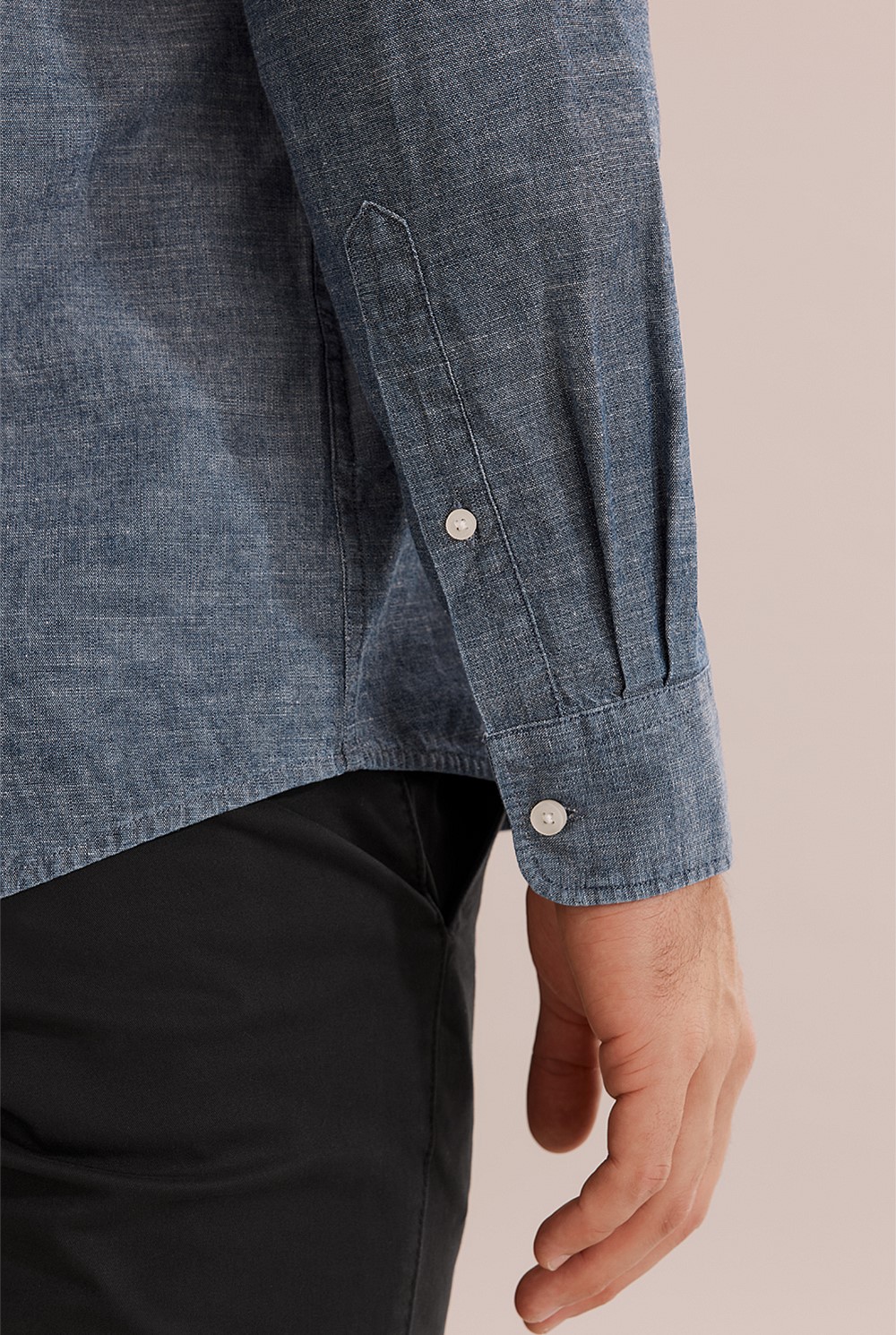 Regular Fit Chambray Shirt