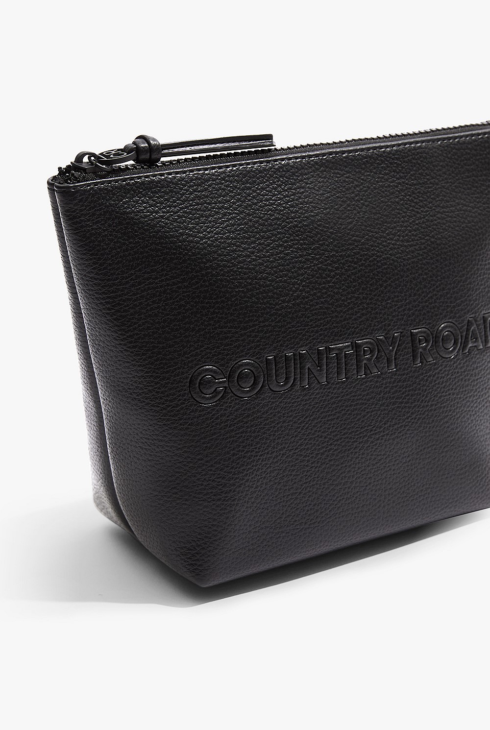 Branded Detail Tri Cosmetic Bag