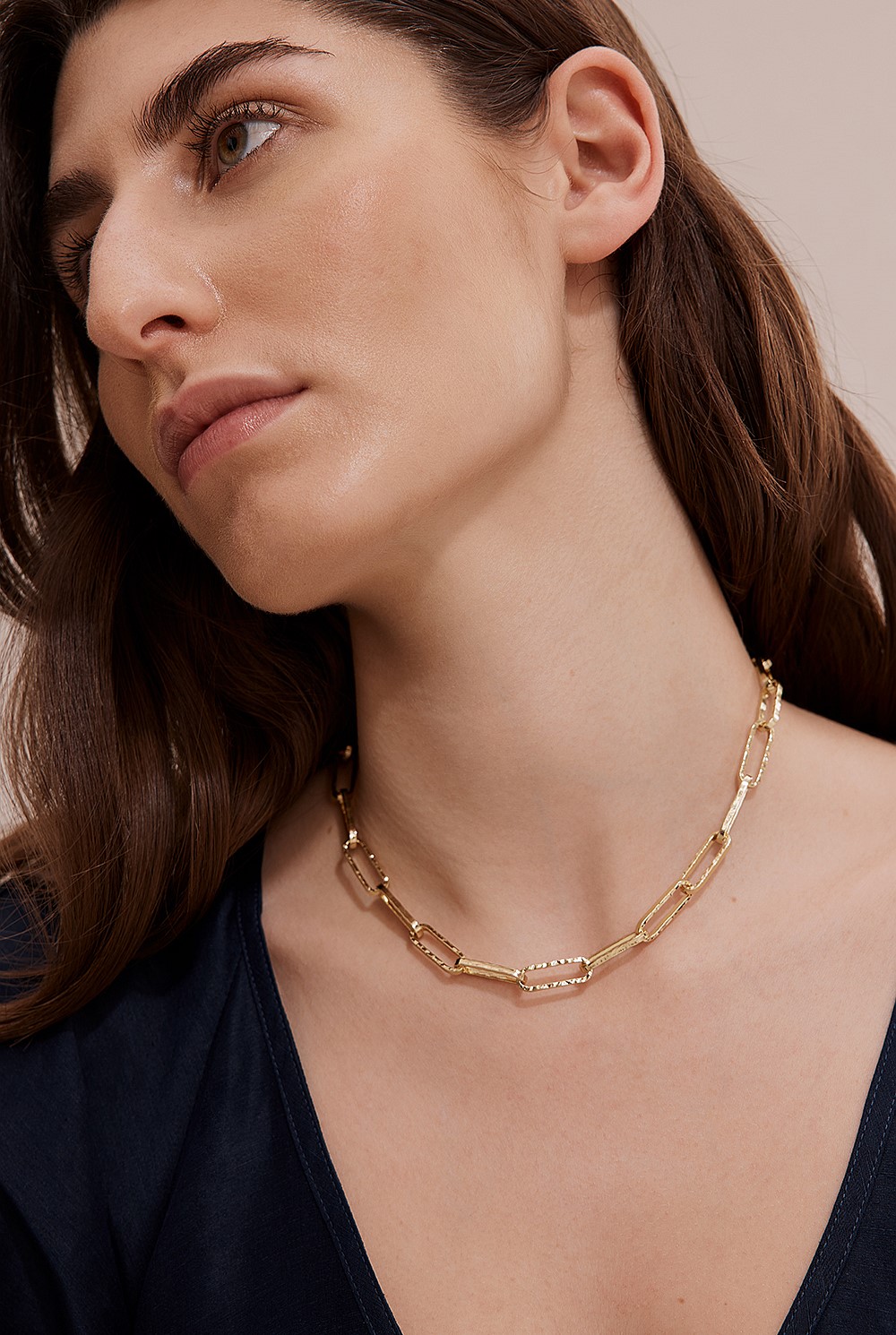Textured Chain Necklace