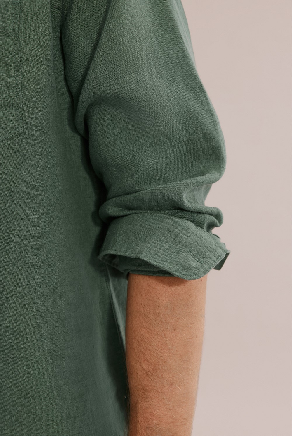 Regular Fit Organically Grown Linen Shirt