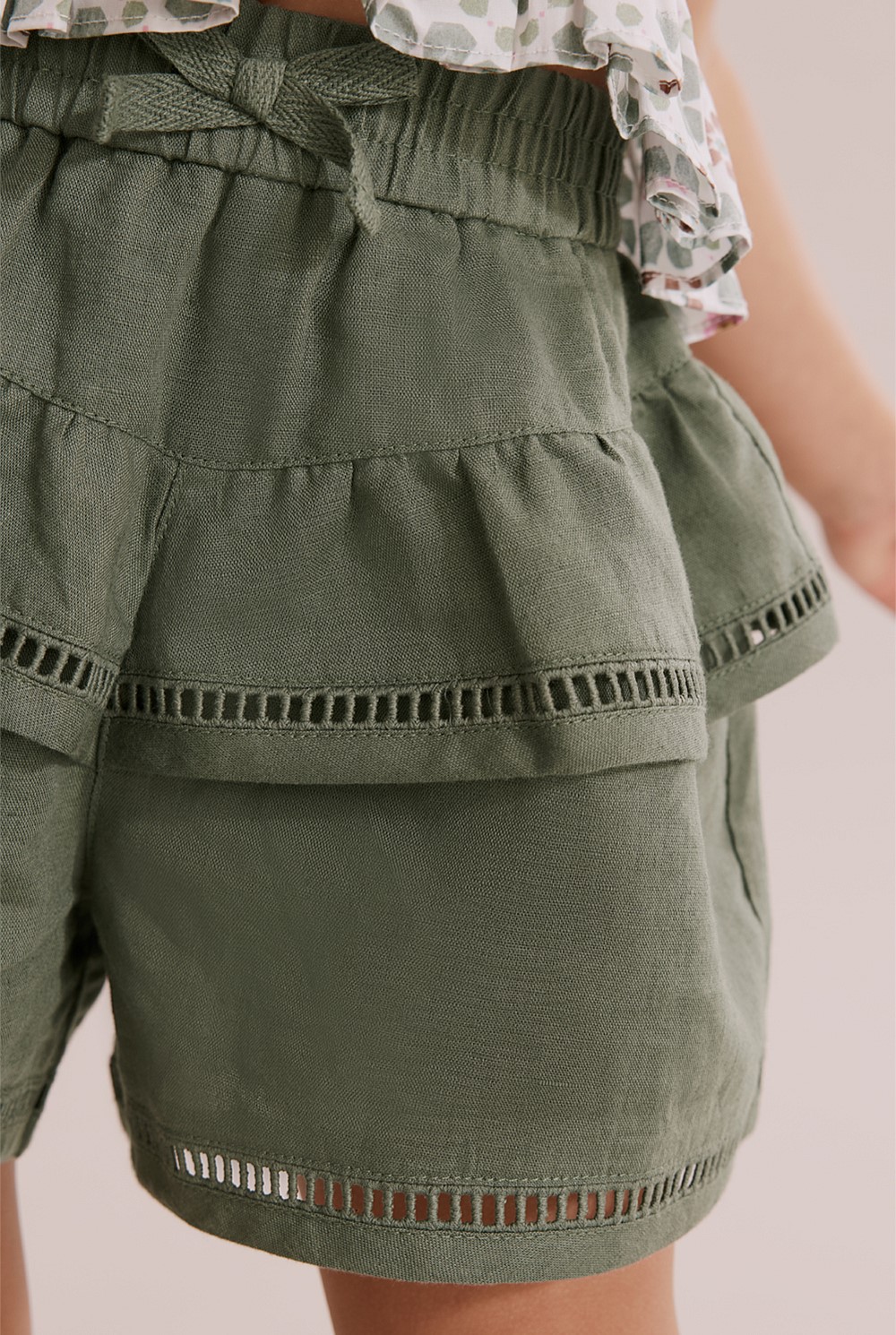 Linen Skort