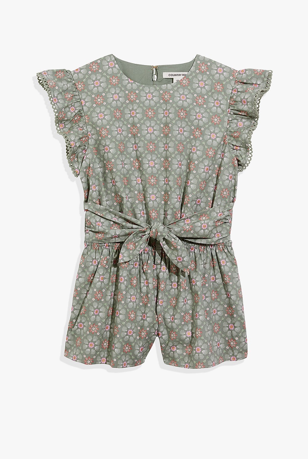 Mosaic Tie Jumpsuit