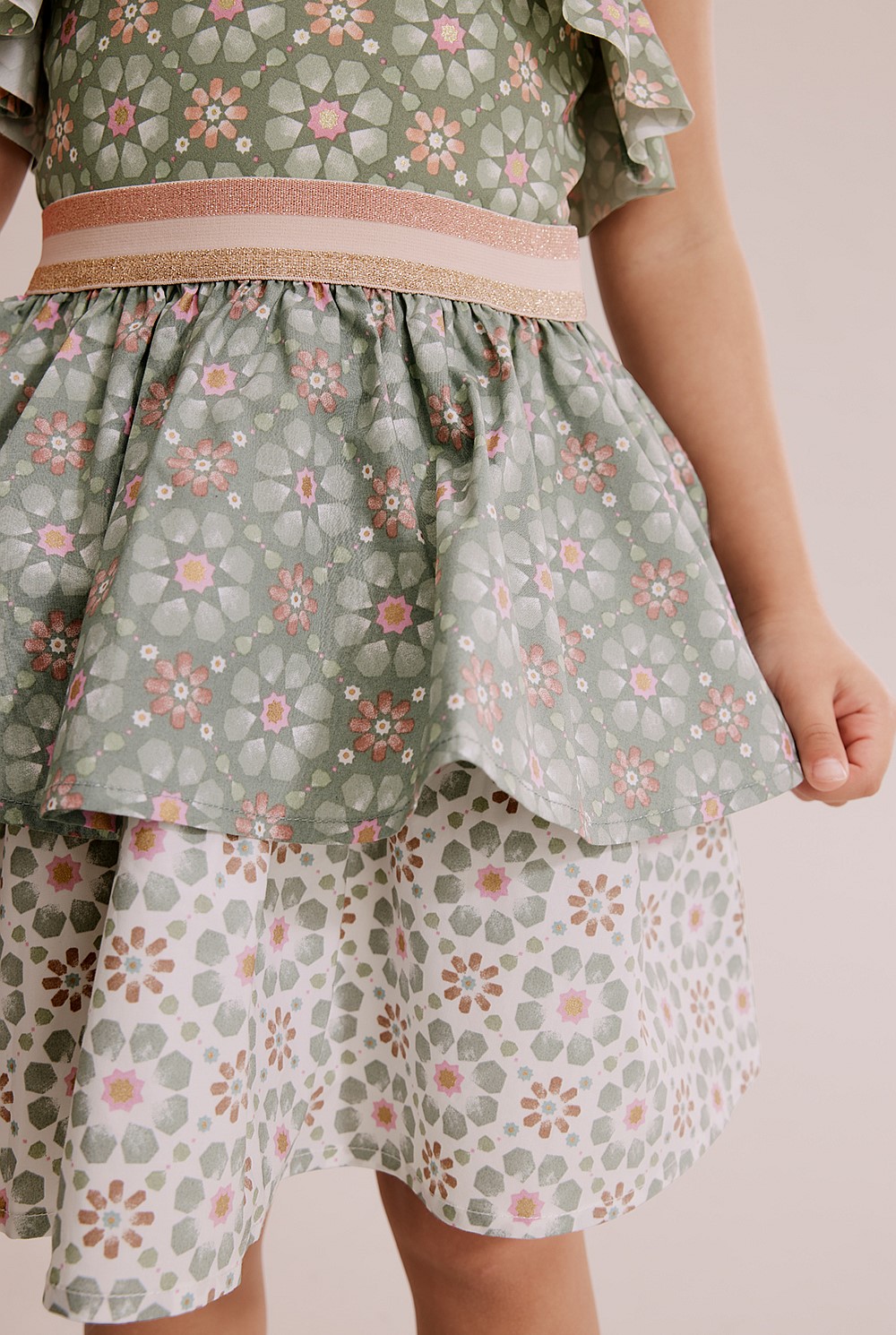Mosaic Tier Skirt