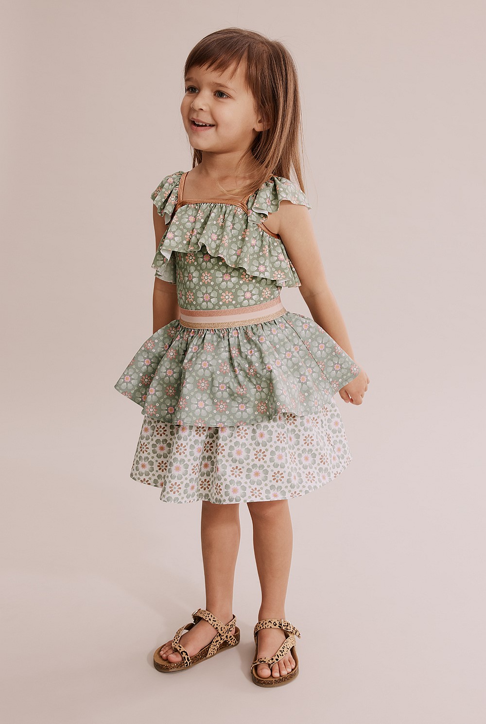 Mosaic Tier Skirt