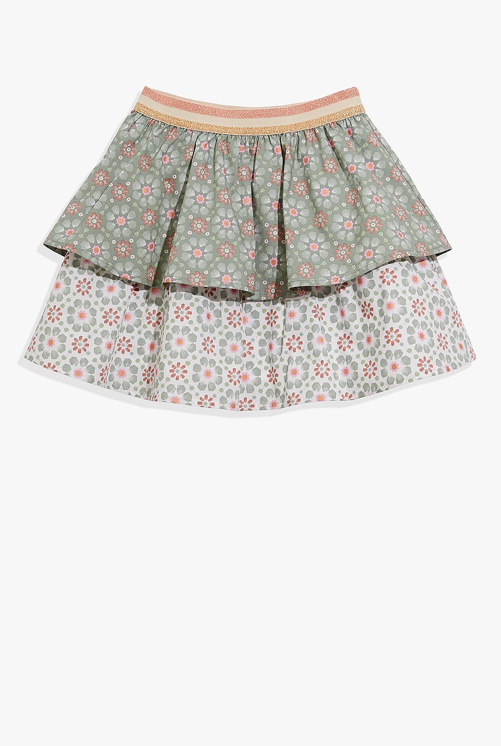 Mosaic Tier Skirt