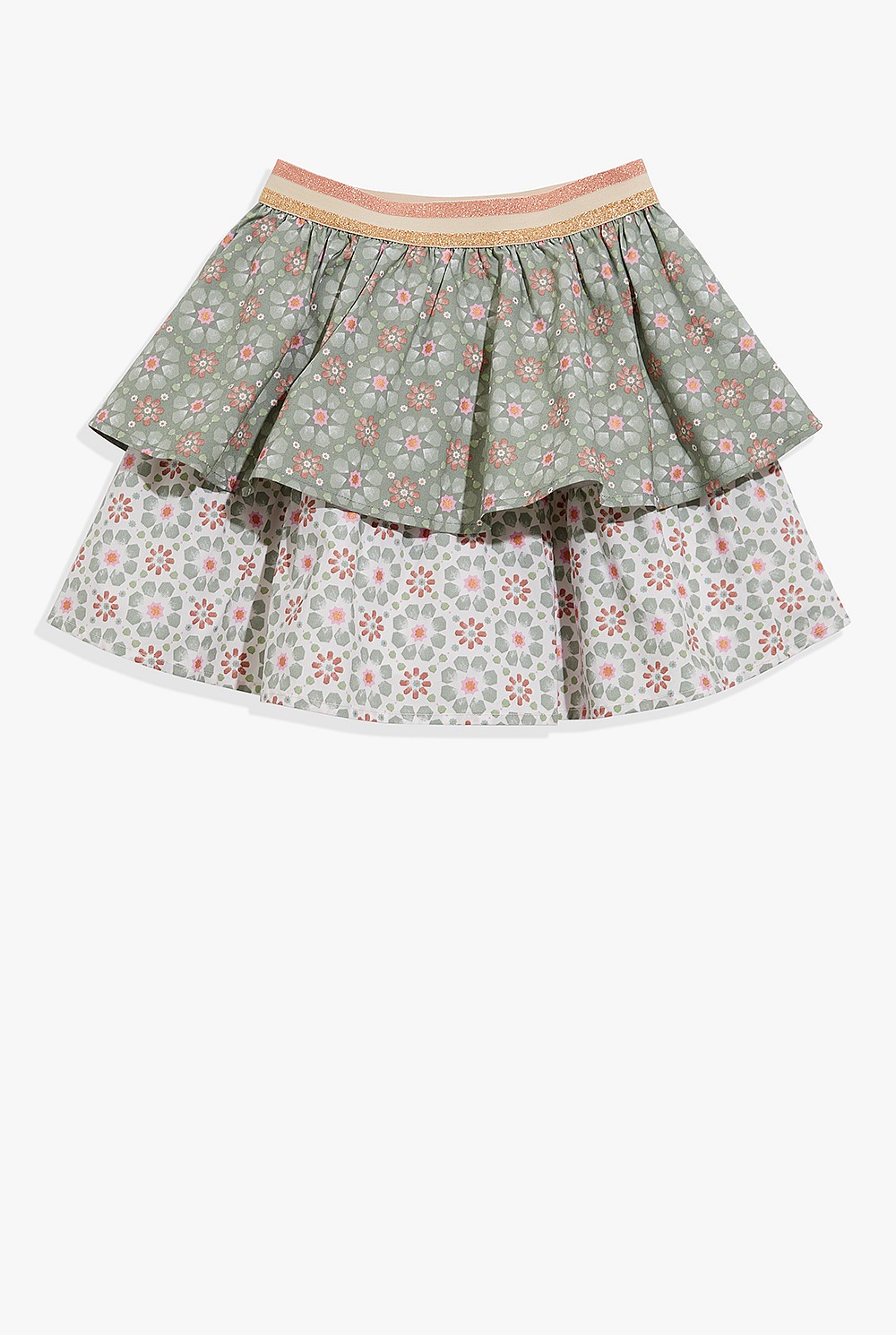 Mosaic Tier Skirt