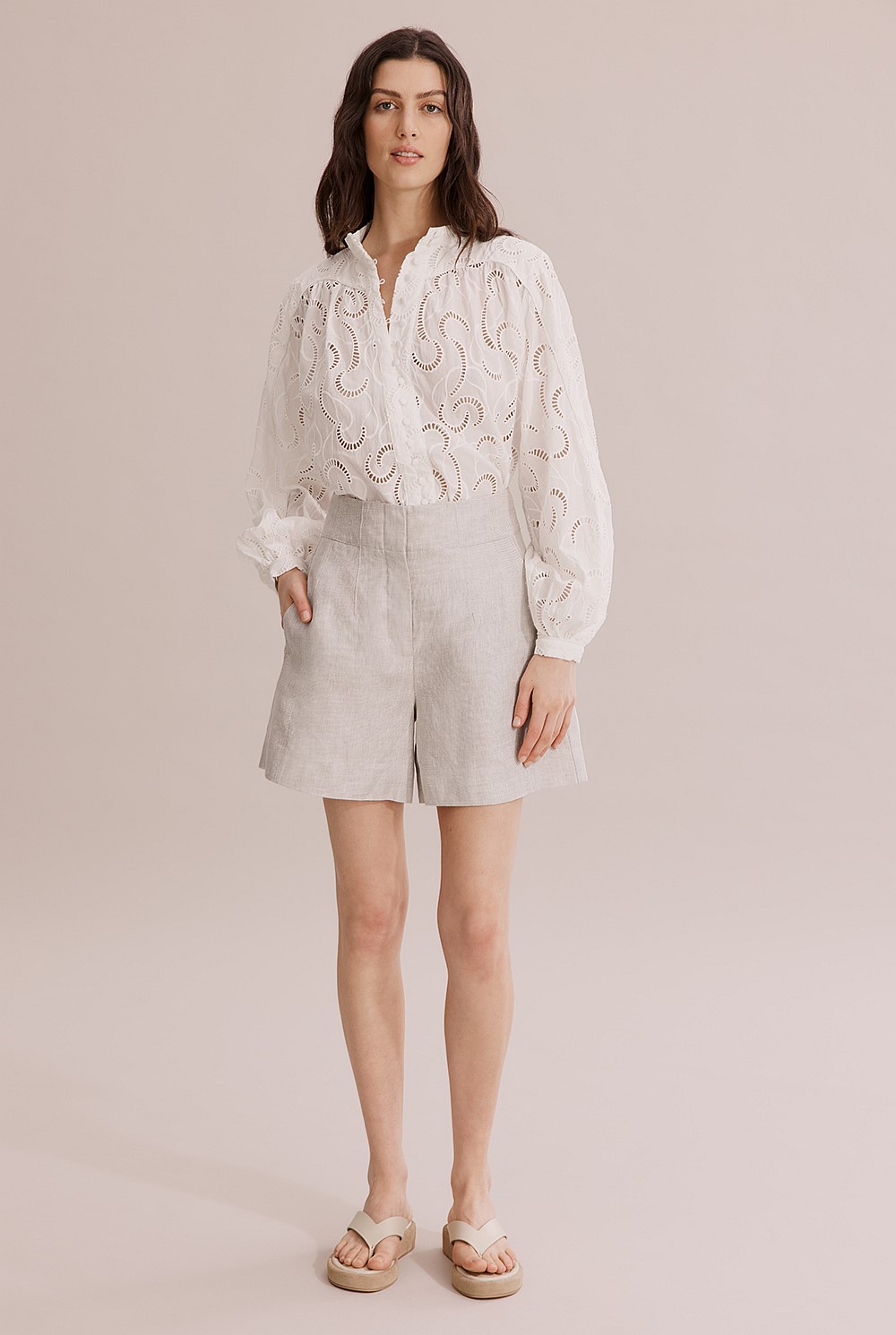 Panel Broderie Shirt