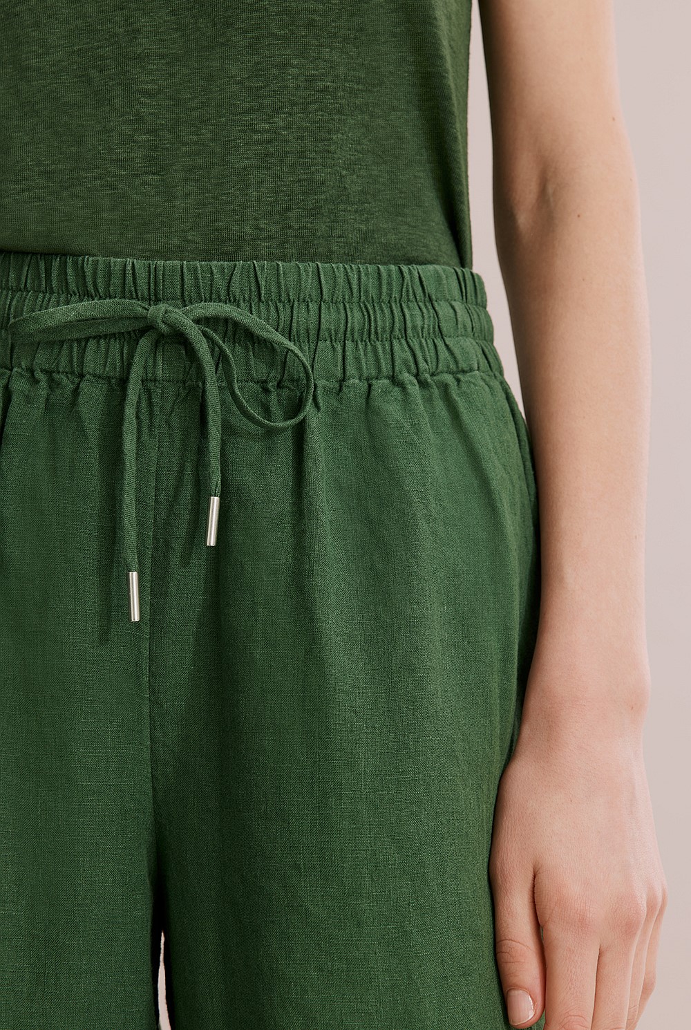 Organically Grown Linen Palazzo Pant