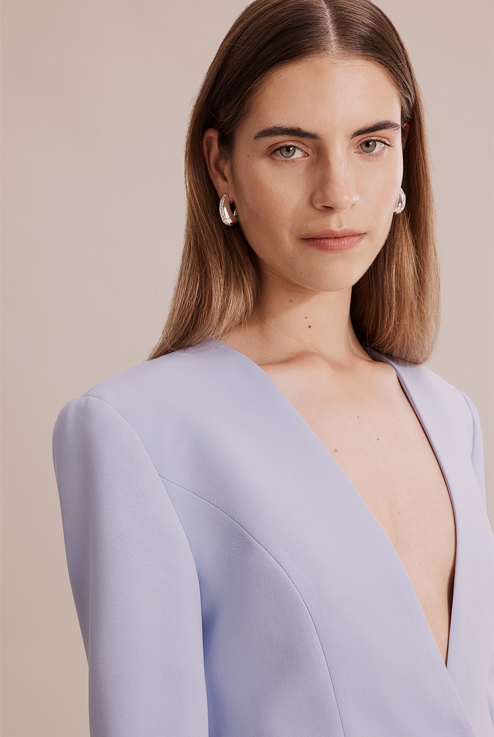 Fitted Longline Blazer