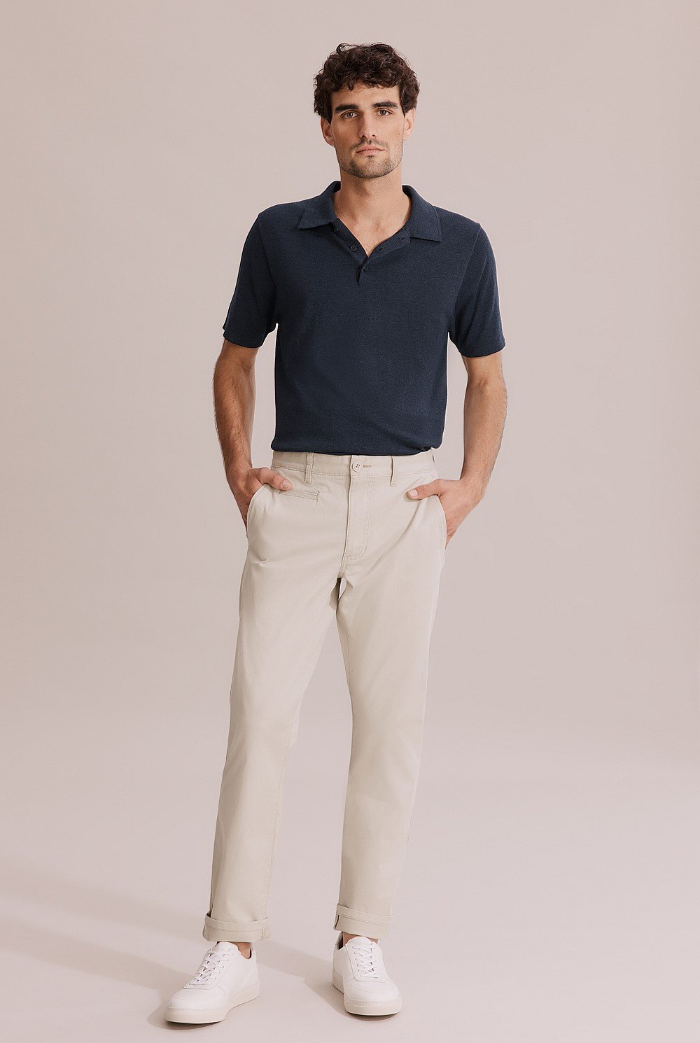 Verified Australian Cotton Standard Fit Stretch Chino