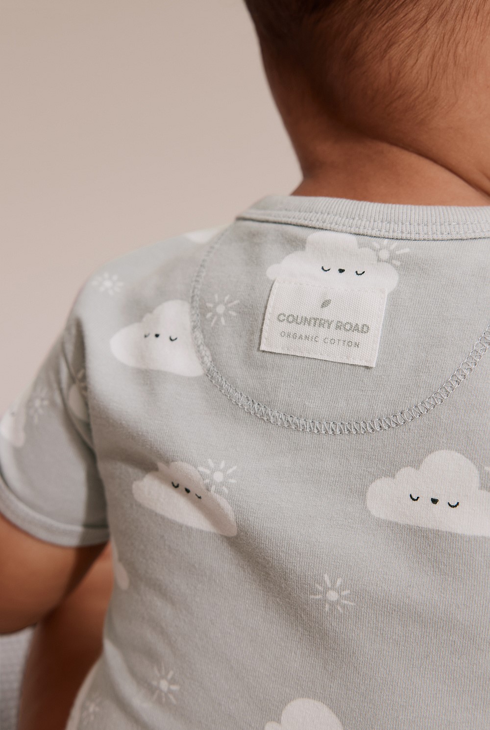 Unisex Organically Grown Cotton Cloud Bodysuit