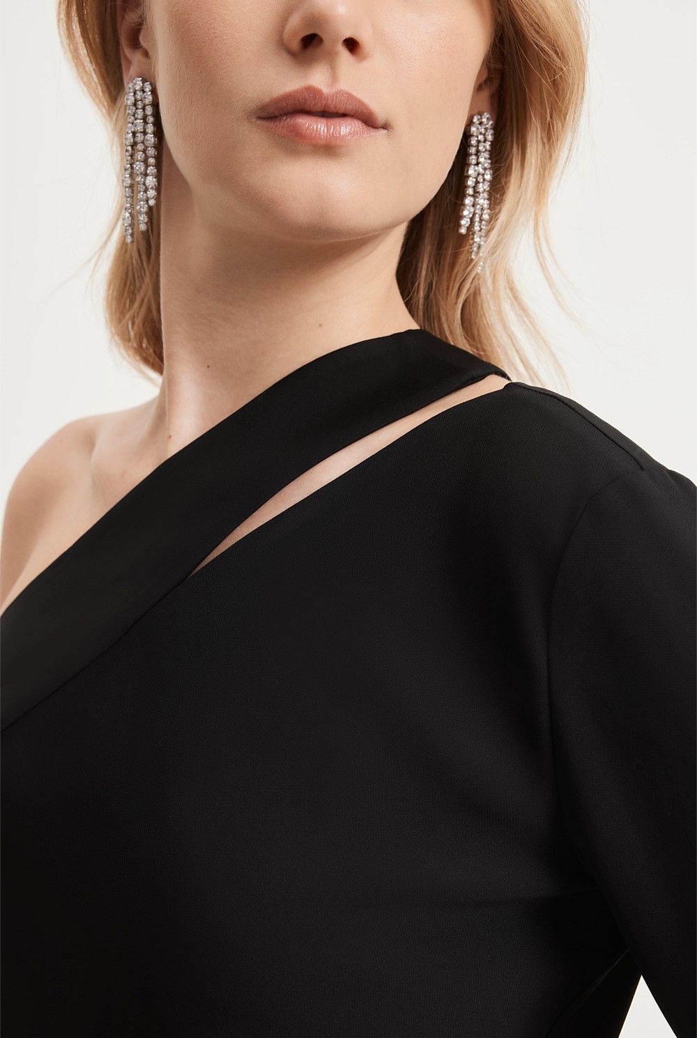 Draped Asymmetrical Blouse