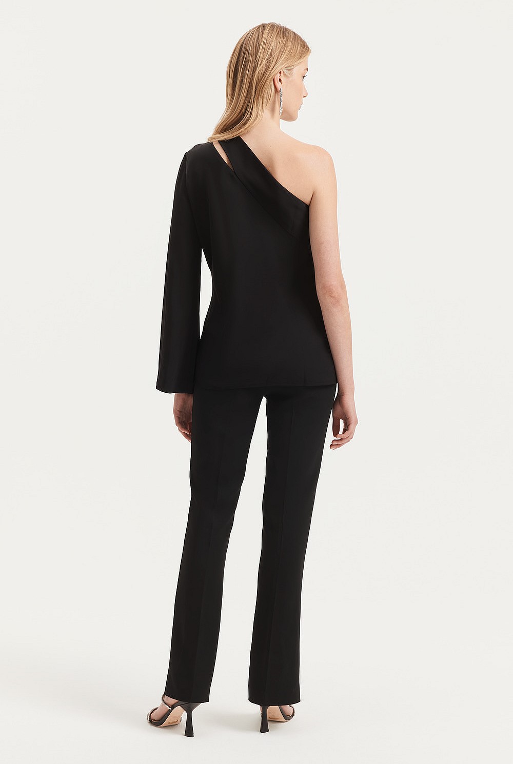 Draped Asymmetrical Blouse