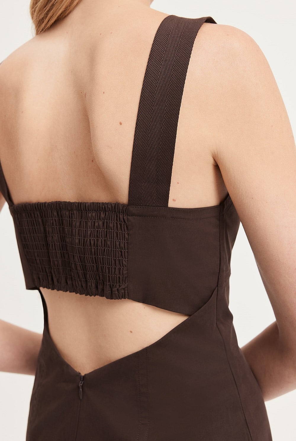 Strap Detail Midi Dress
