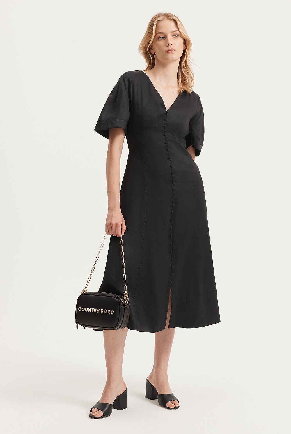 Panelled Midi Dress