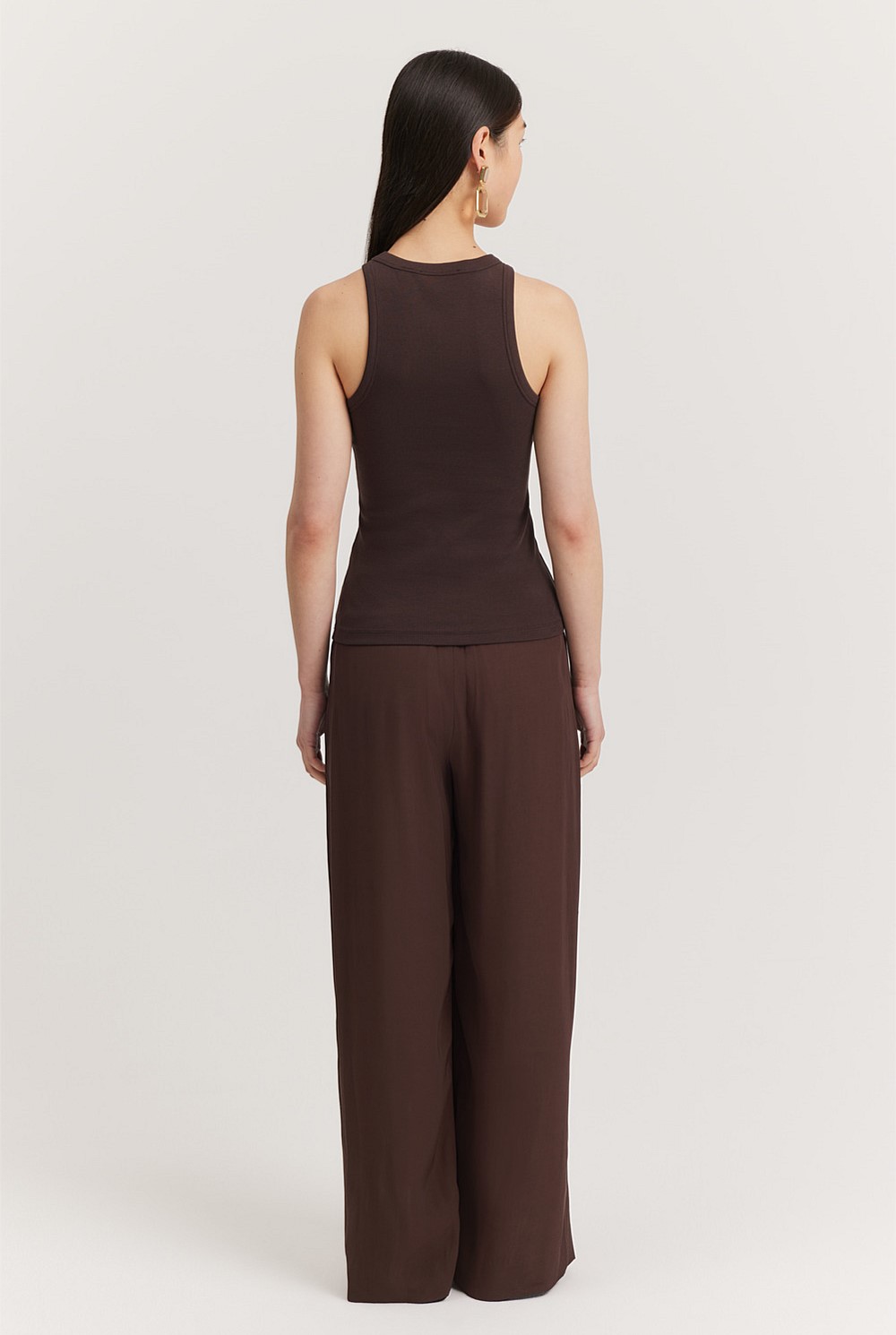 Cotton Silk Rib Tank