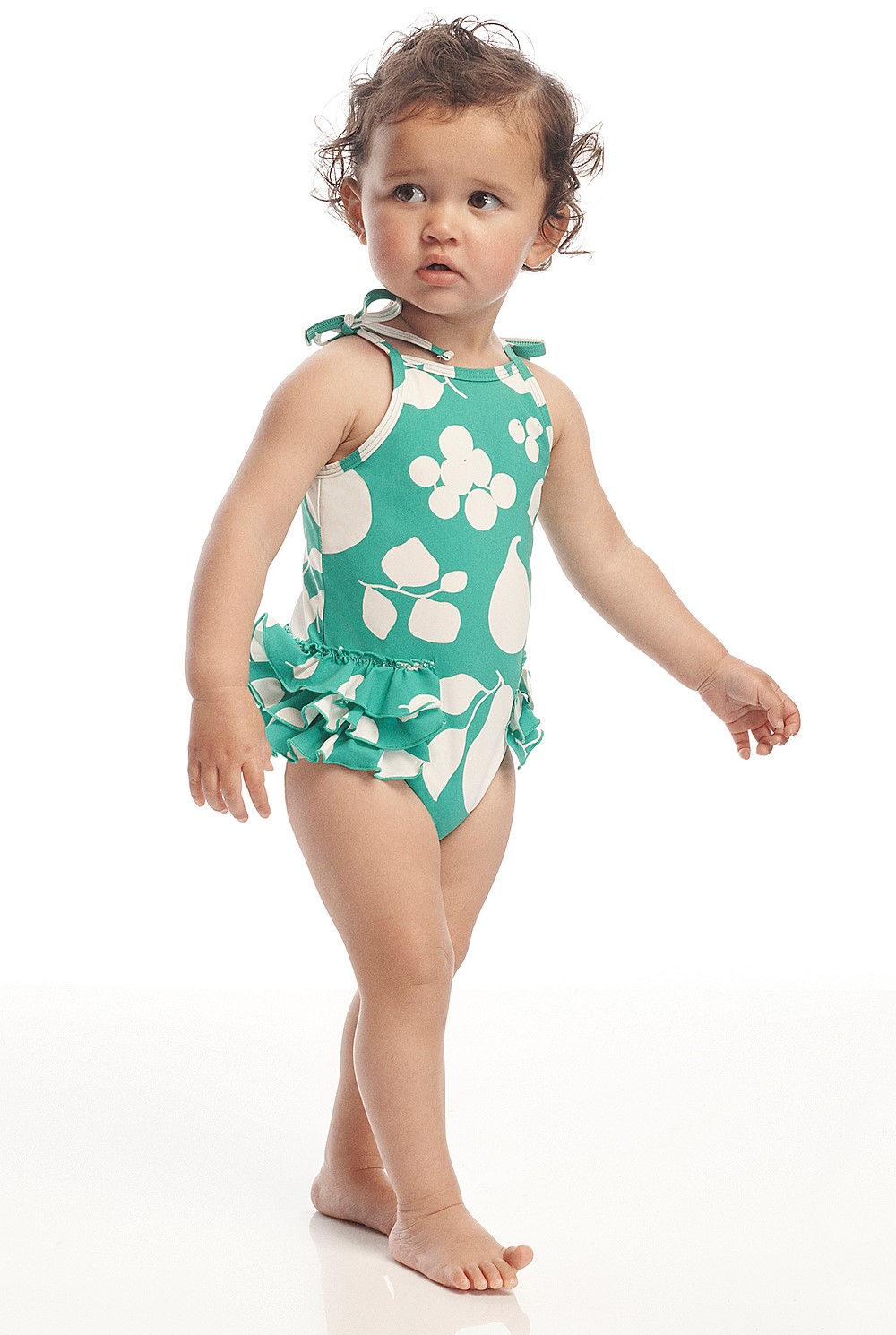 Recycled Nylon Fruit Frill Bather