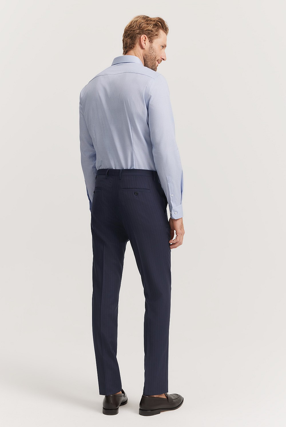 Slim Fit Pinstripe Travel Pant