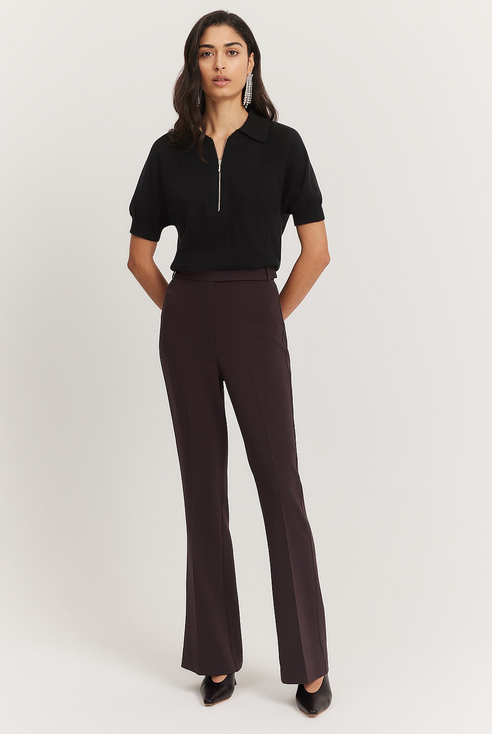 High Waist Flare Pant