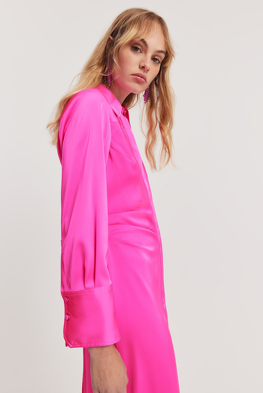 Column Shirt Dress