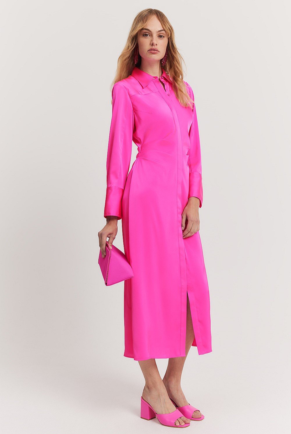Column Shirt Dress
