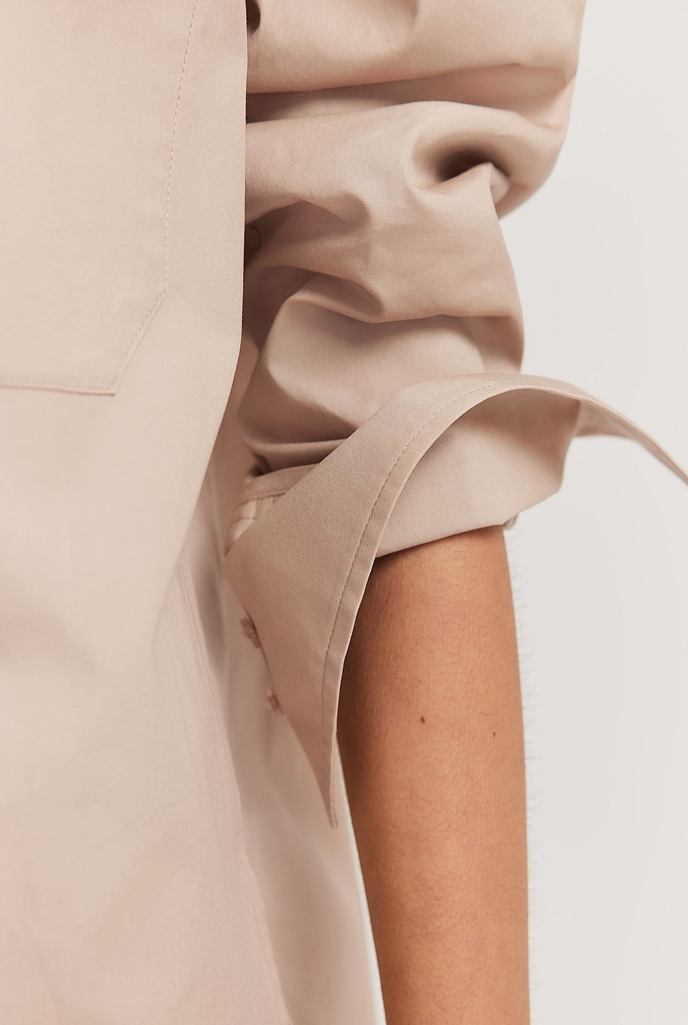 Cotton Poplin Relaxed Shirt
