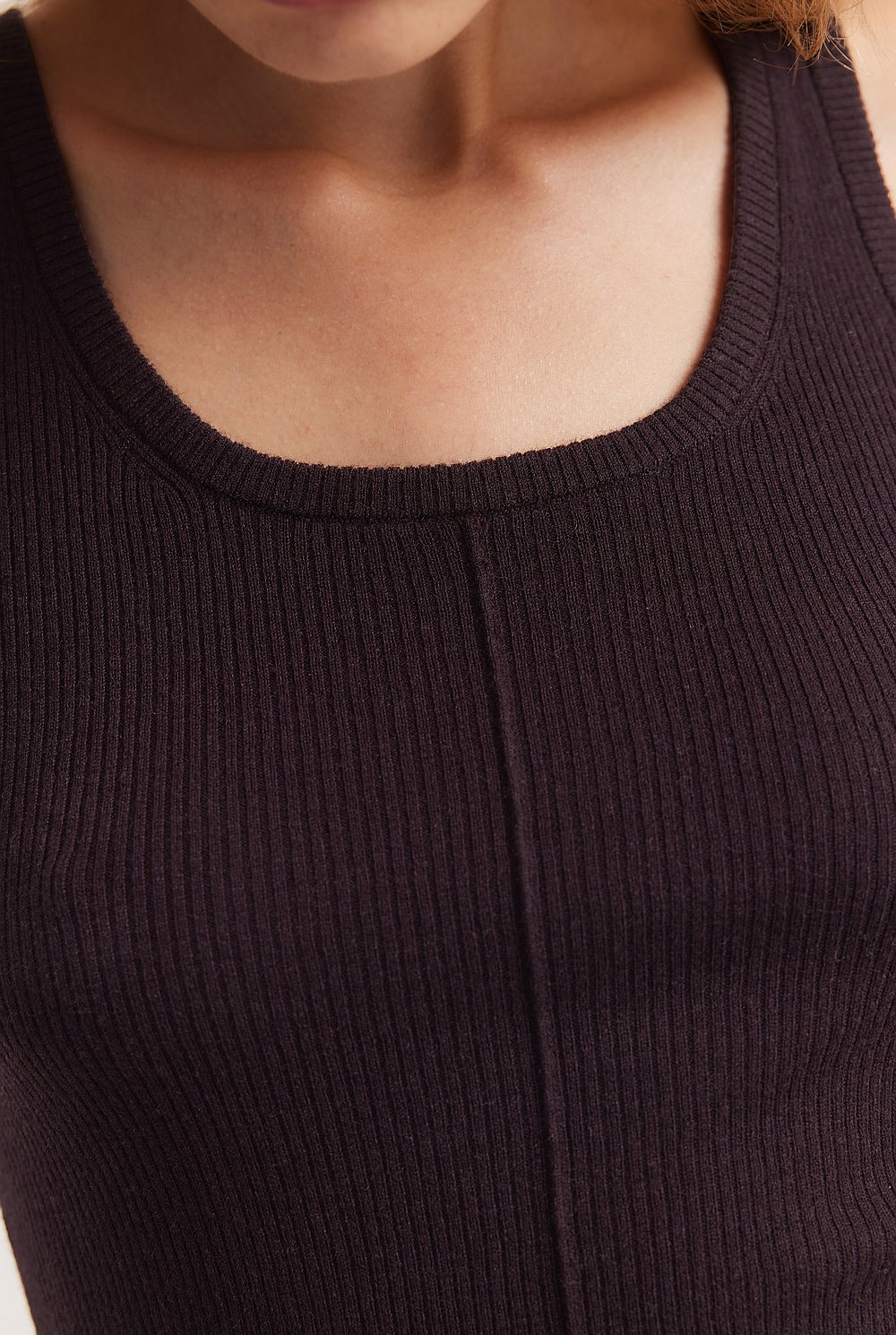 Merino Wool Silk Tank