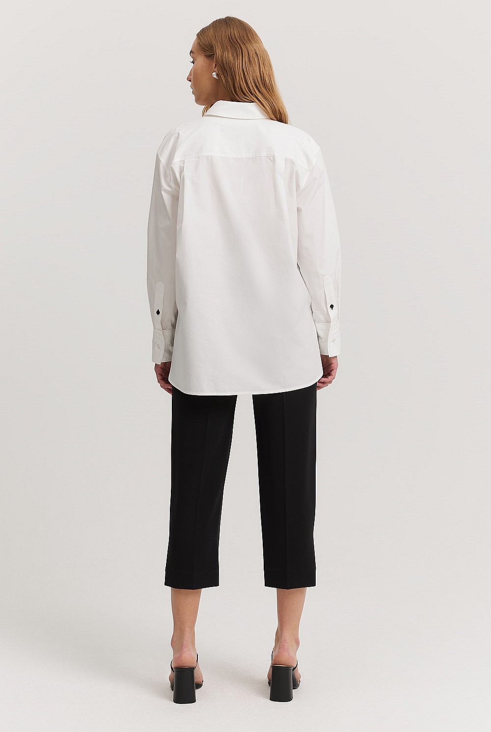 Cotton Poplin Relaxed Shirt