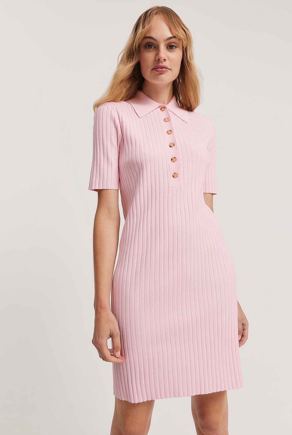 Polo Knit T-Shirt Dress