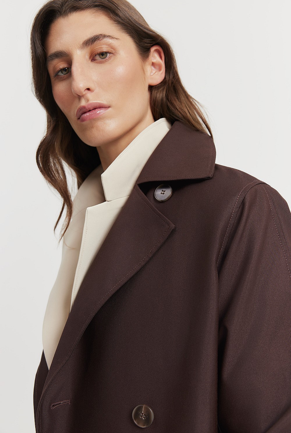 Relaxed Button Trench