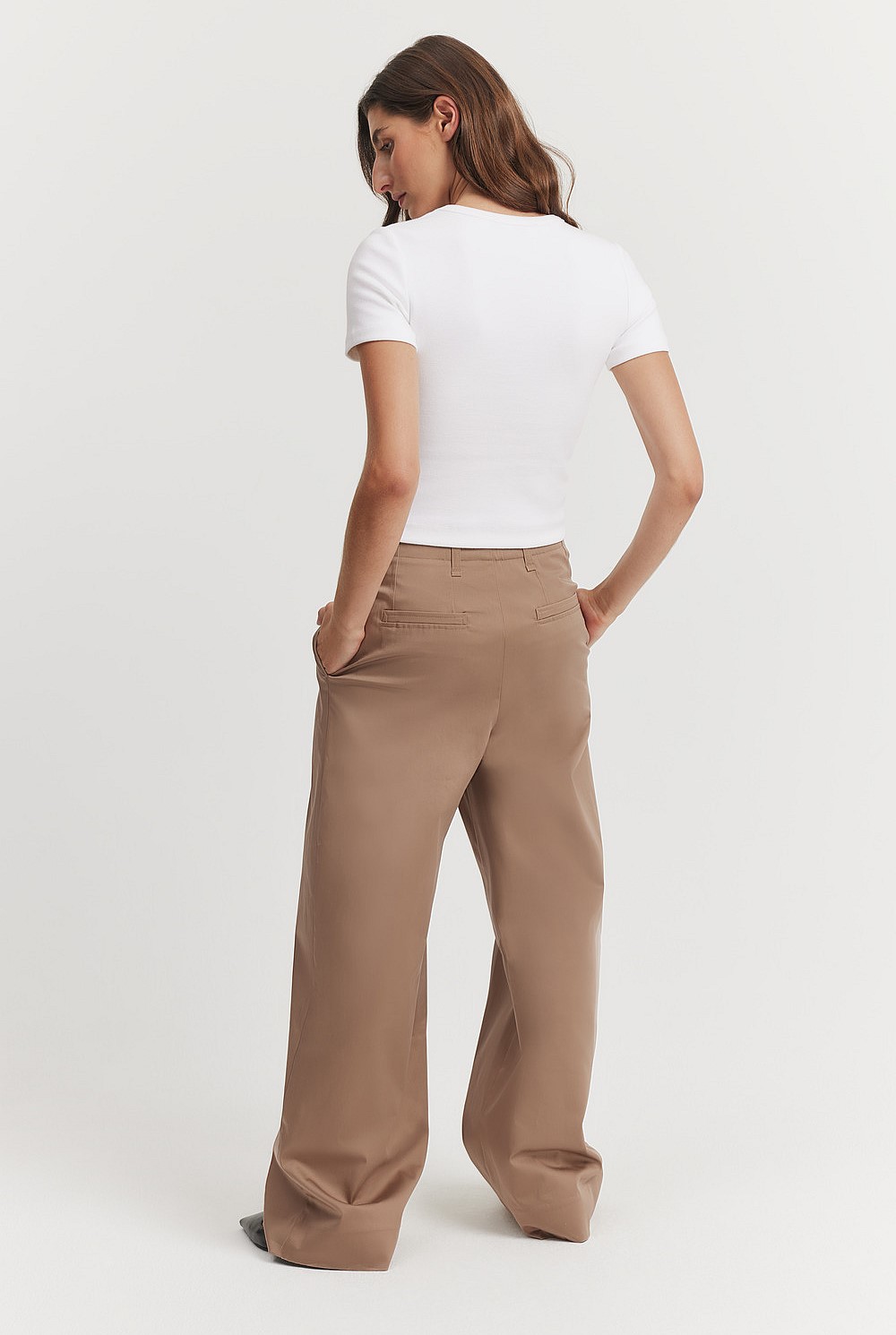 Cotton Crop Fitted T-Shirt