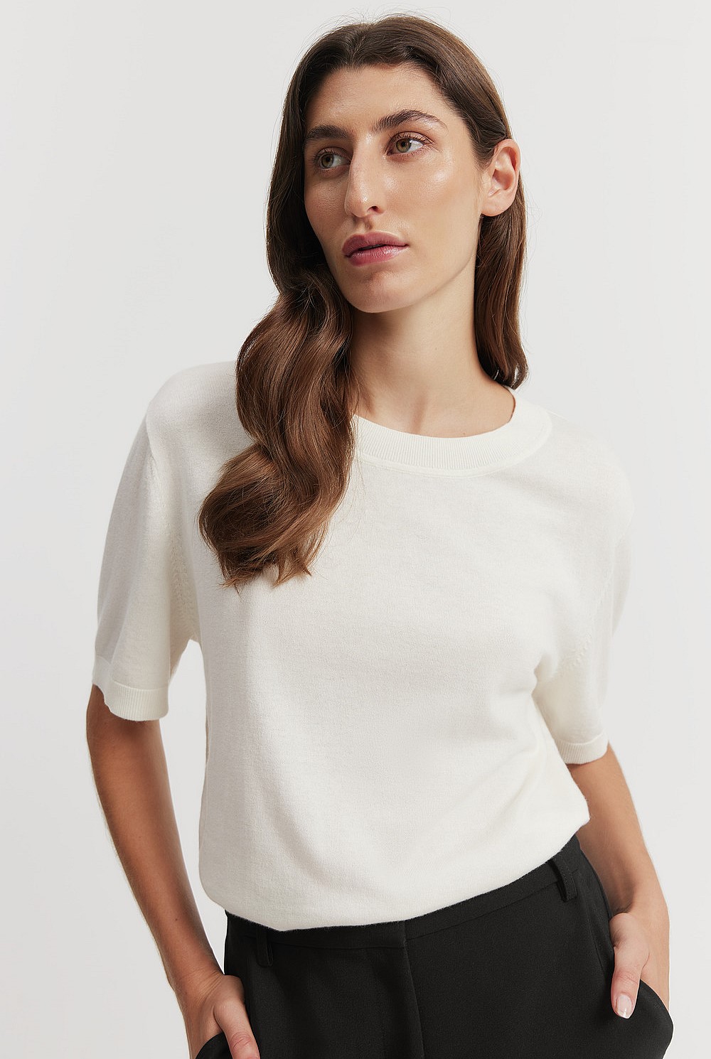 Cotton Cashmere T-Shirt