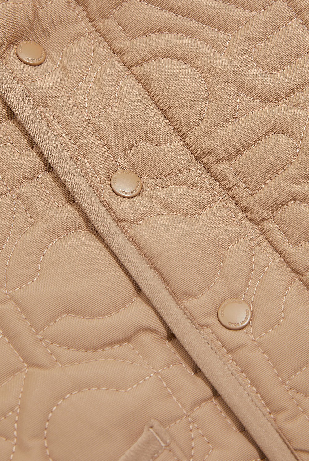 Logo Quilted Coat