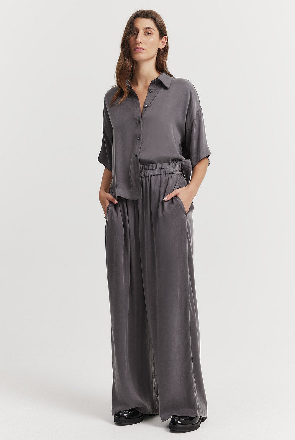 Pull-on Cupro Pant