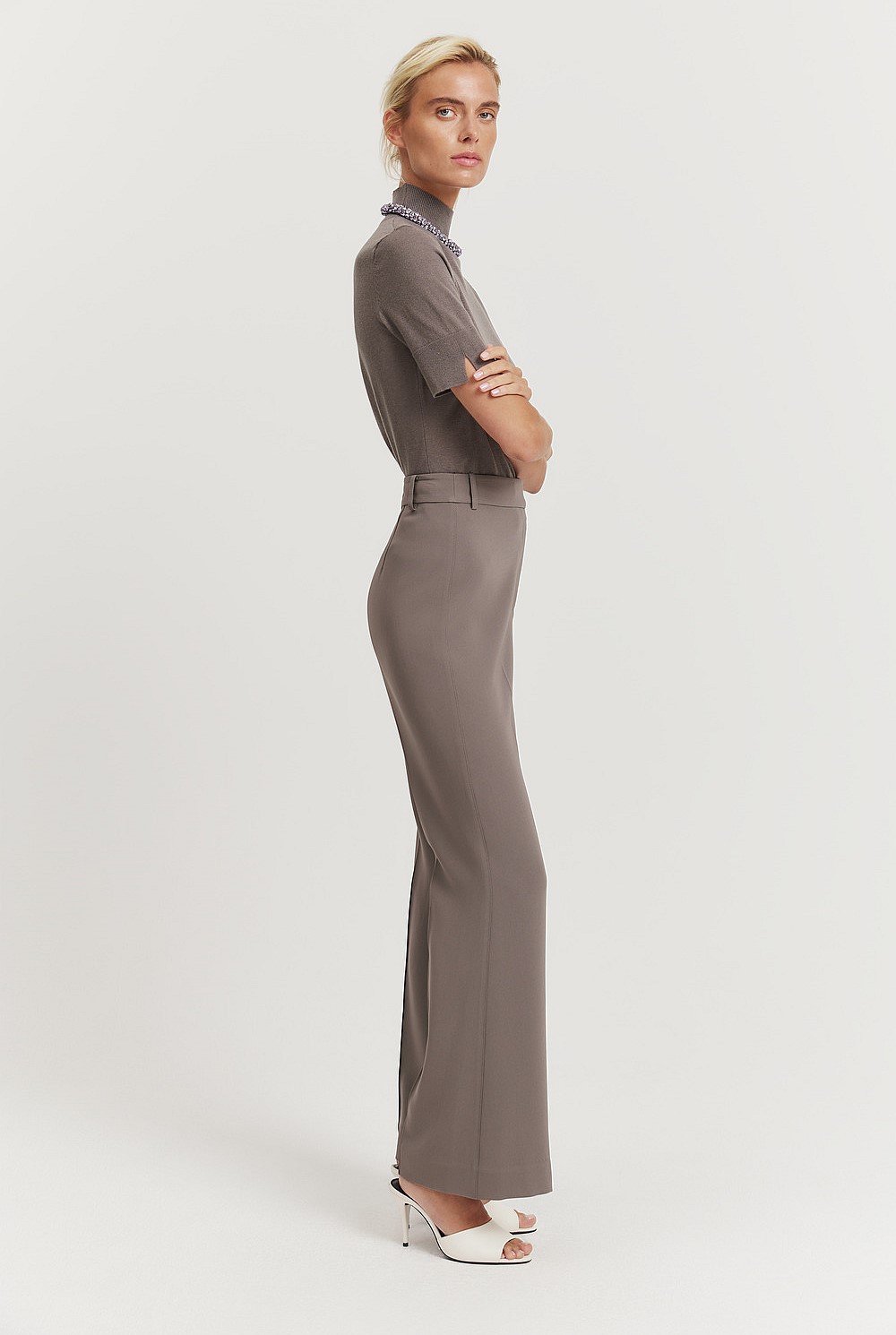 High Waist Flare Pant