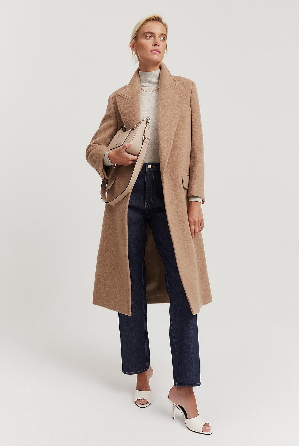 Textured Longline Coat