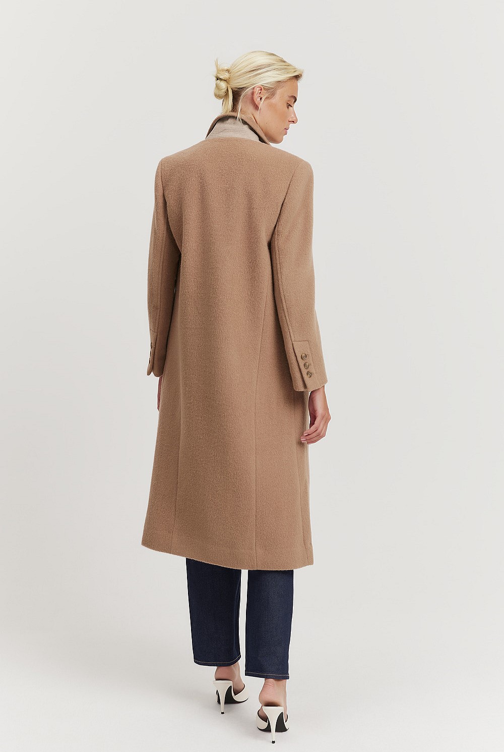 Textured Longline Coat