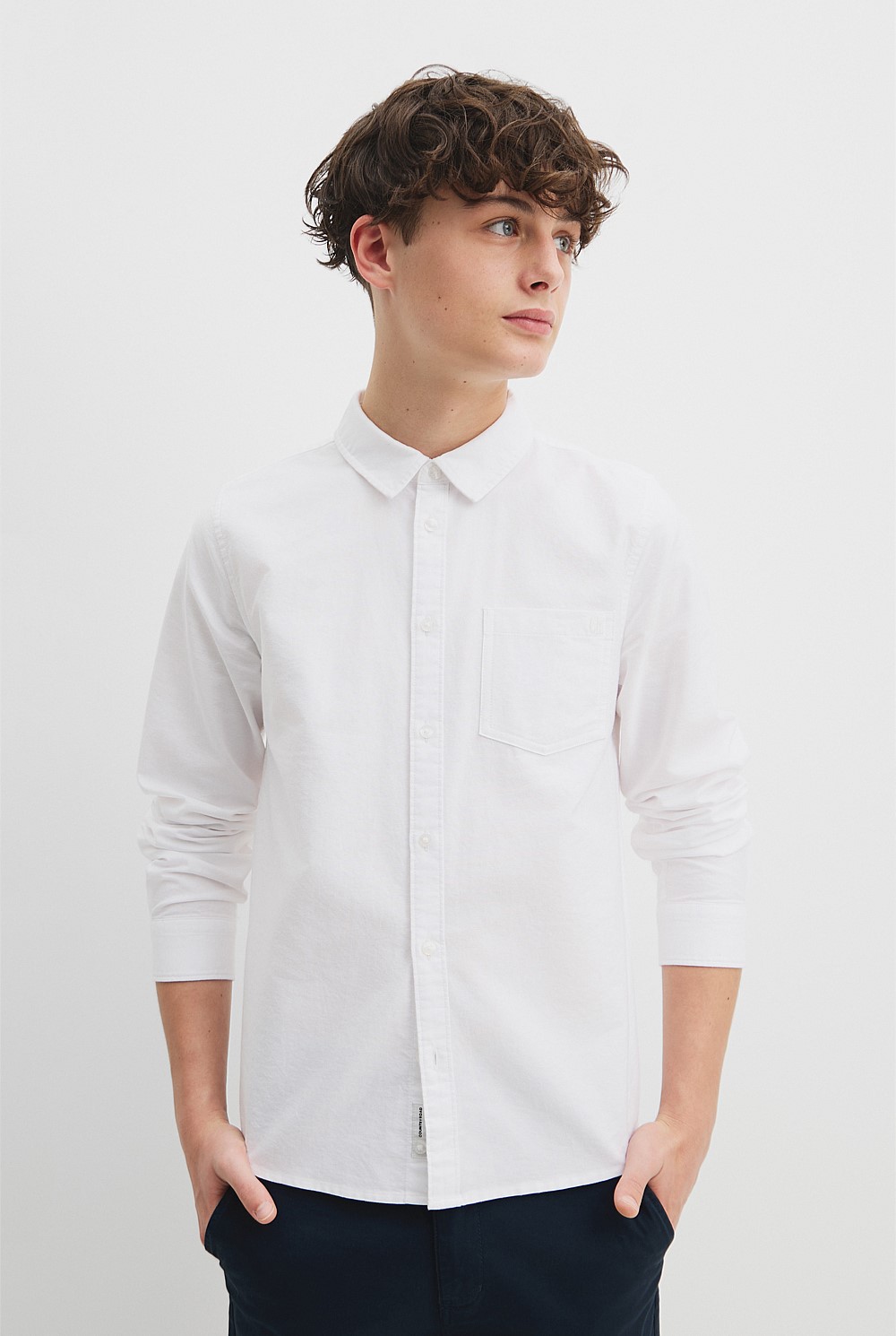 Teen Organically Grown Cotton Oxford Shirt