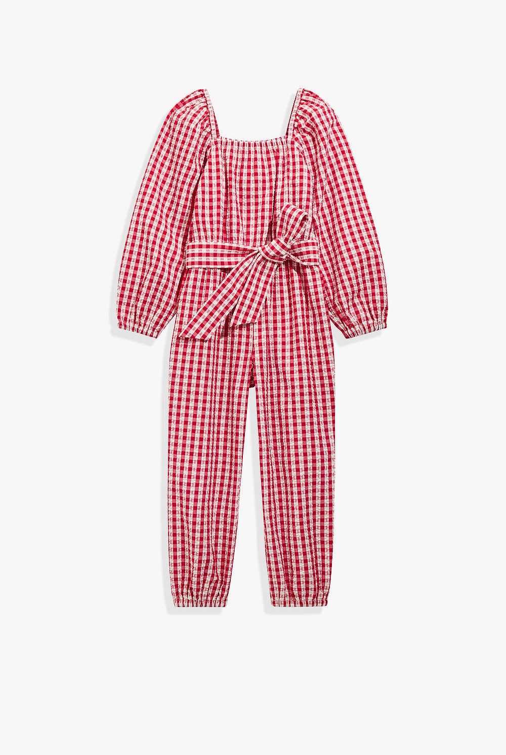 Gingham Jumpsuit