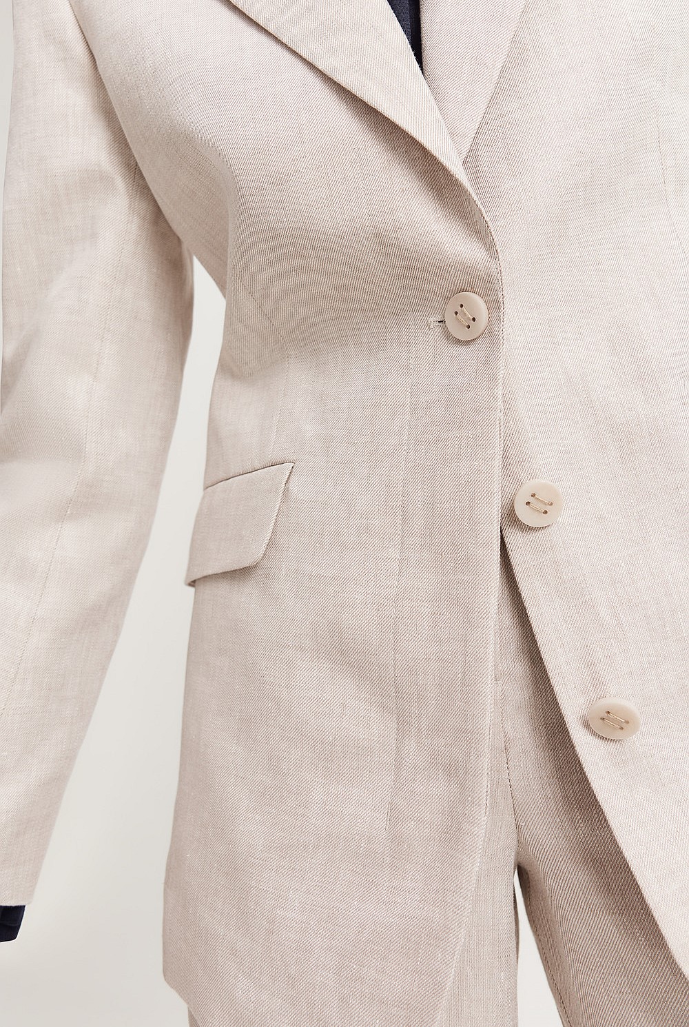 Linen Yarn Dyed Blazer