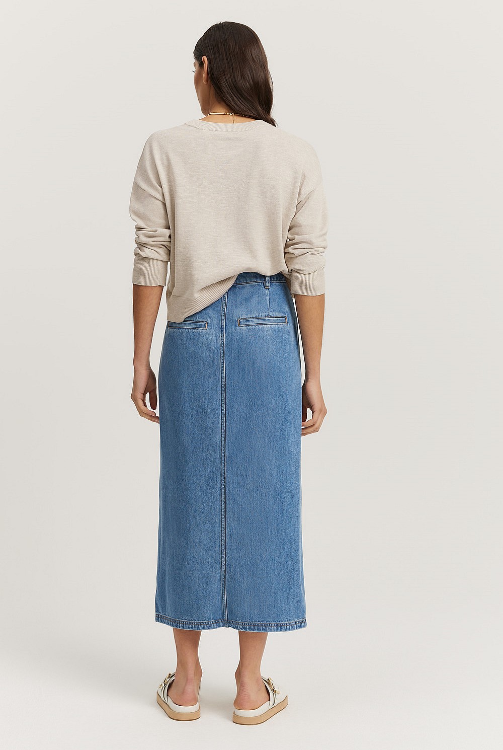 Cotton Linen Crew Neck