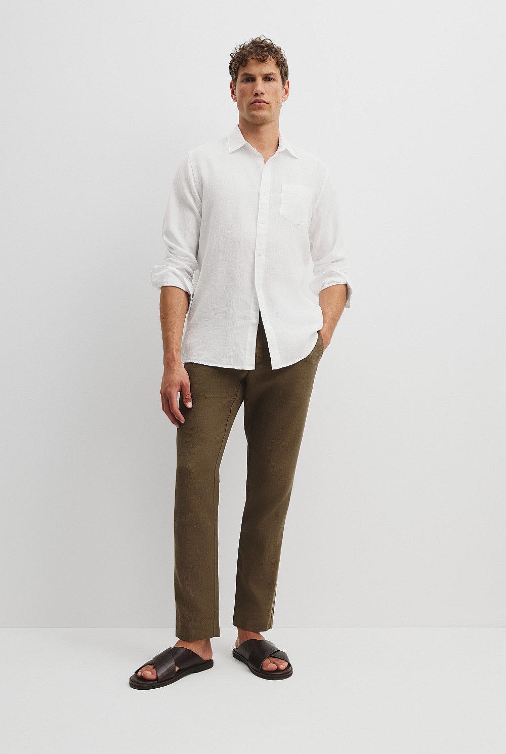 Regular Fit Organically Grown Linen Shirt