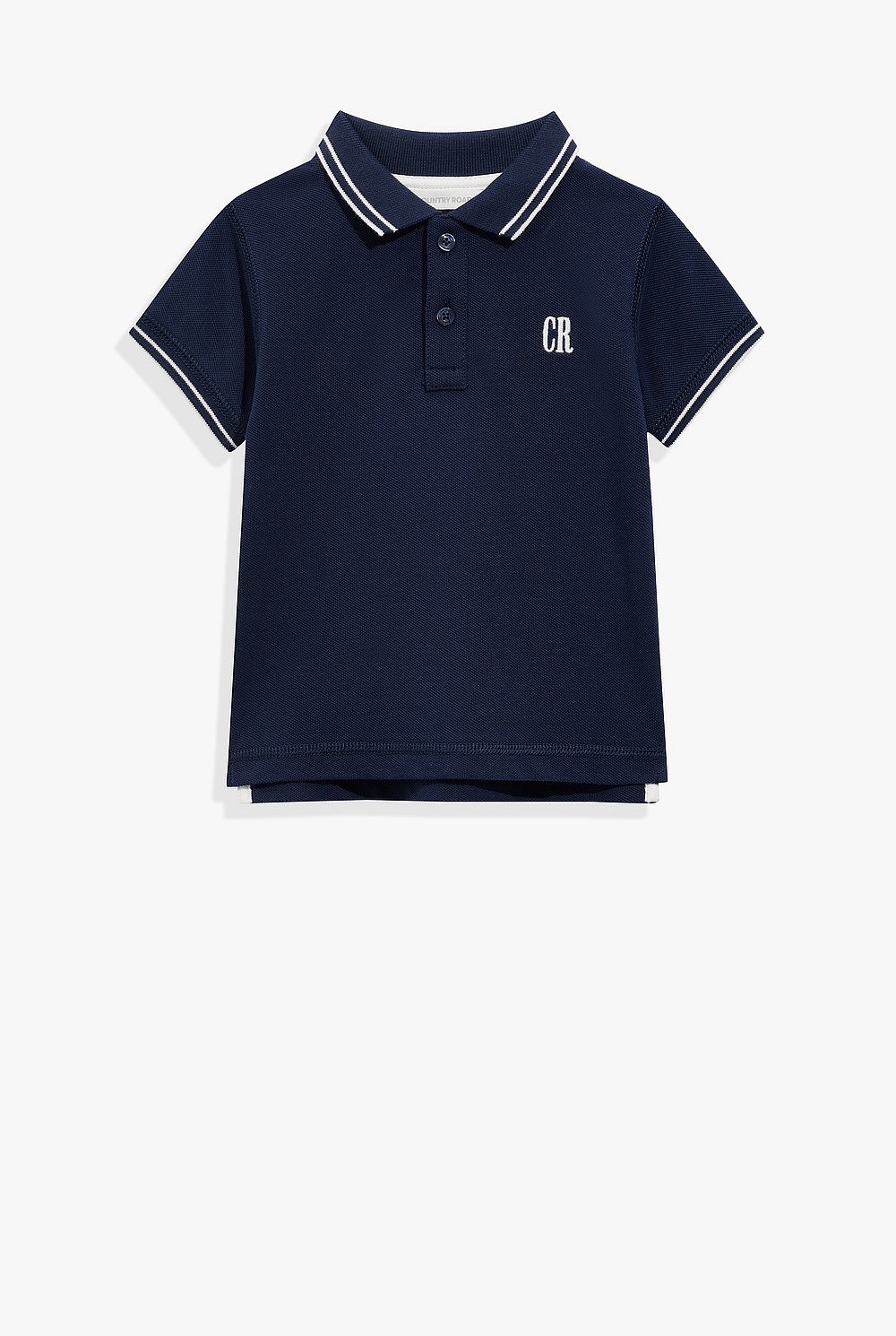 Organically Grown Cotton Logo Polo Shirt