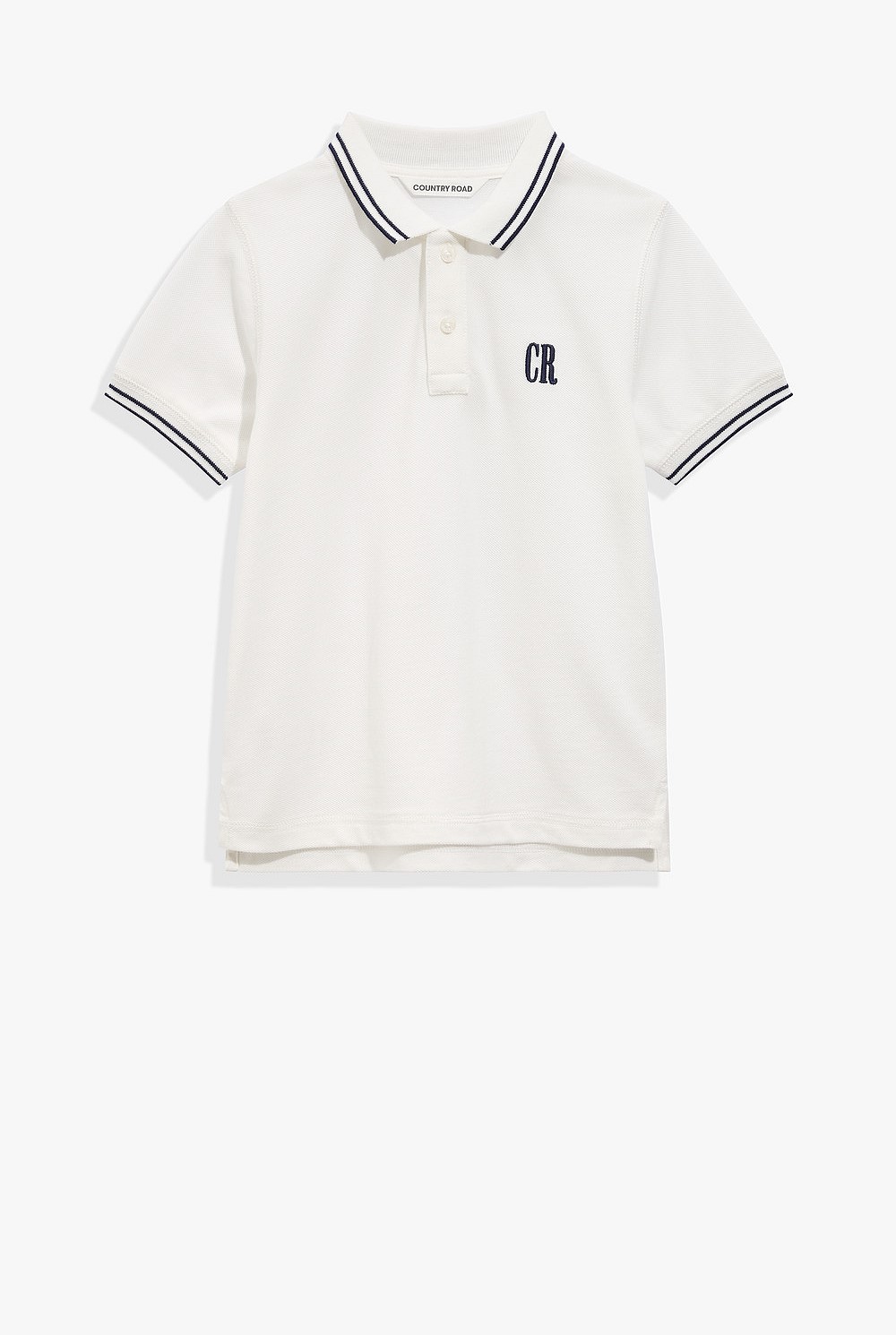 Organically Grown Cotton Logo Polo Shirt