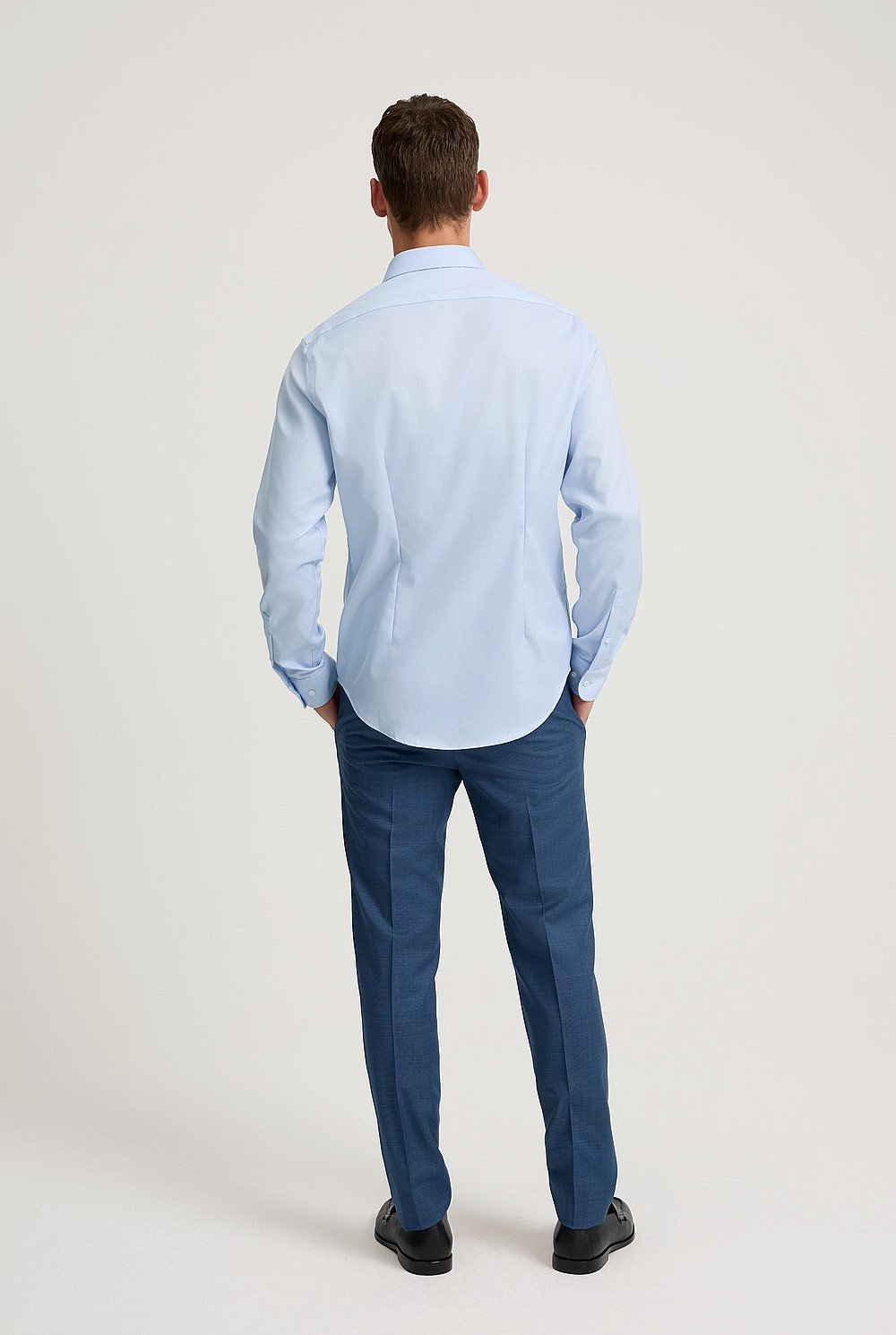 Slim Fit Textured Travel Shirt