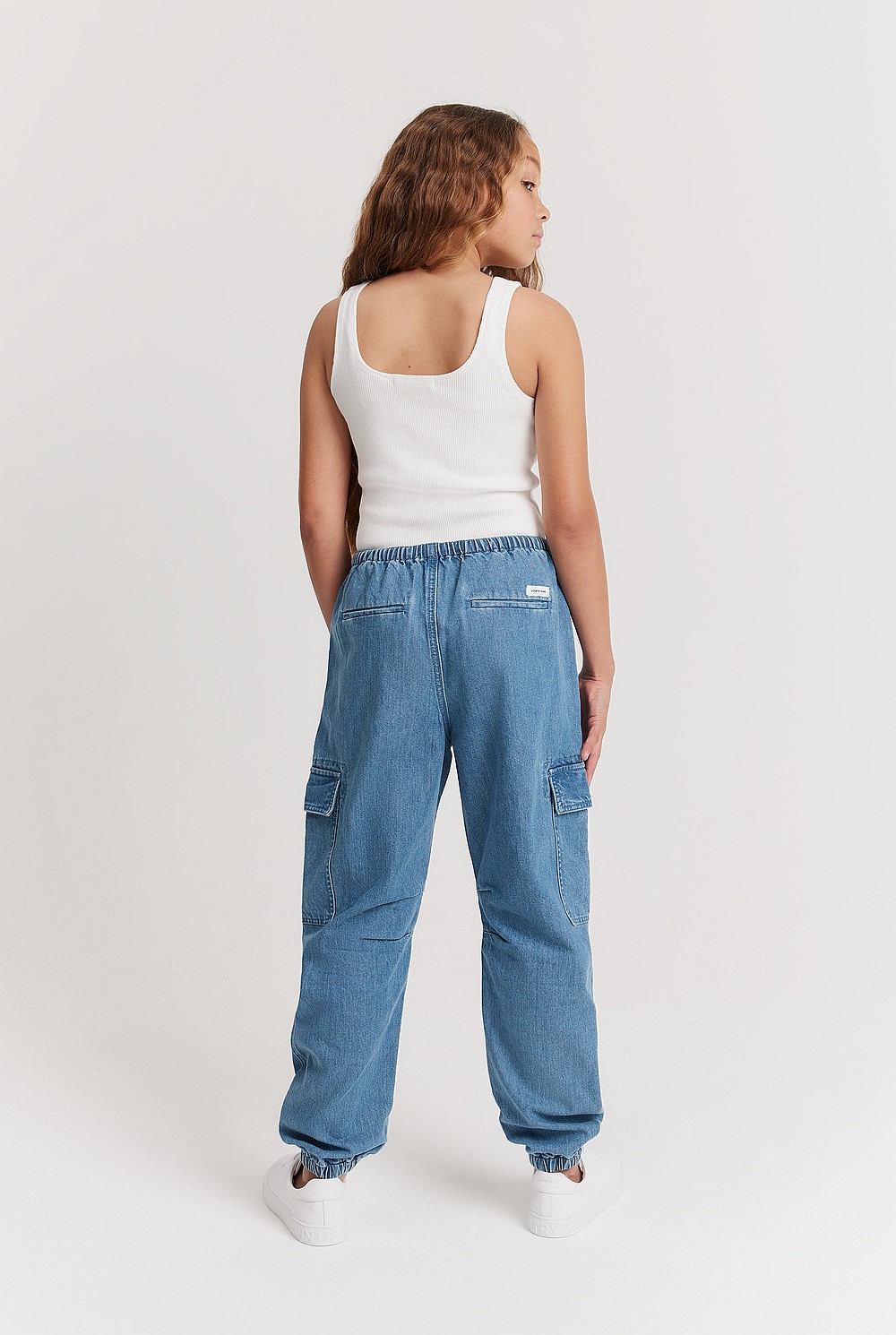 Teen Denim Utility Pant