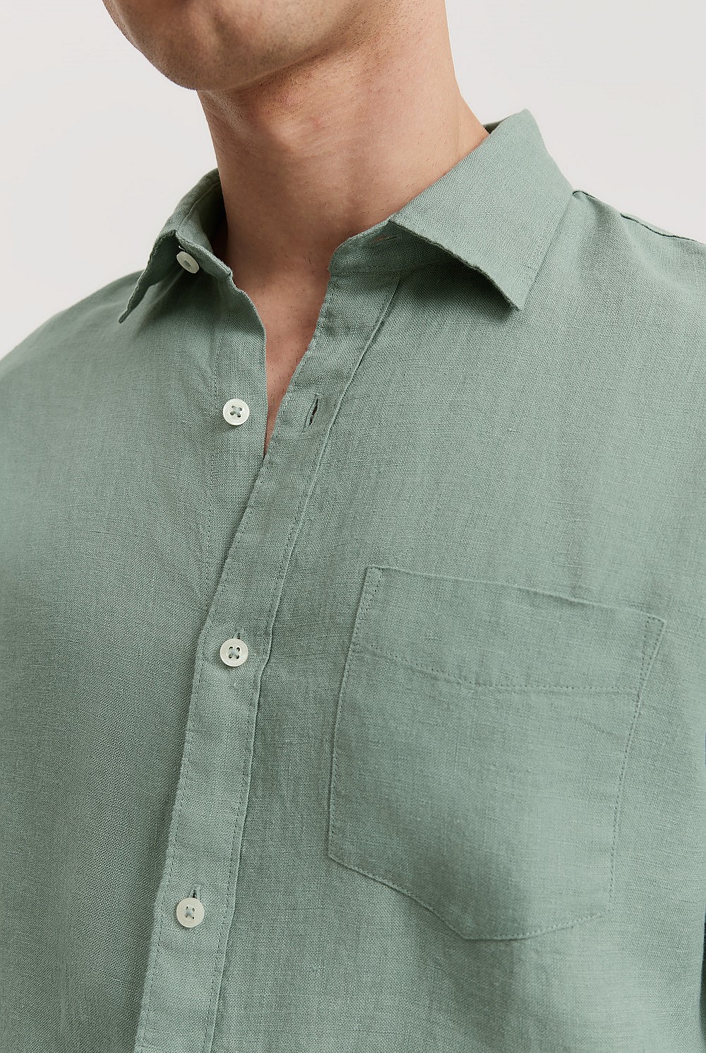 Regular Fit Organically Grown Linen Shirt