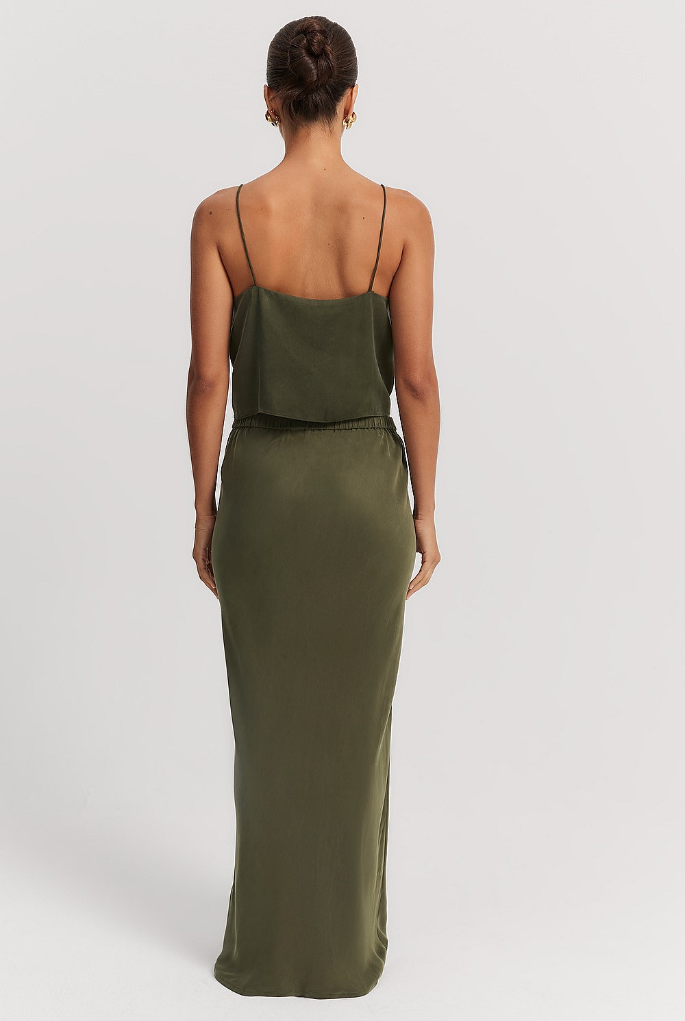 Pull-On Cupro Skirt