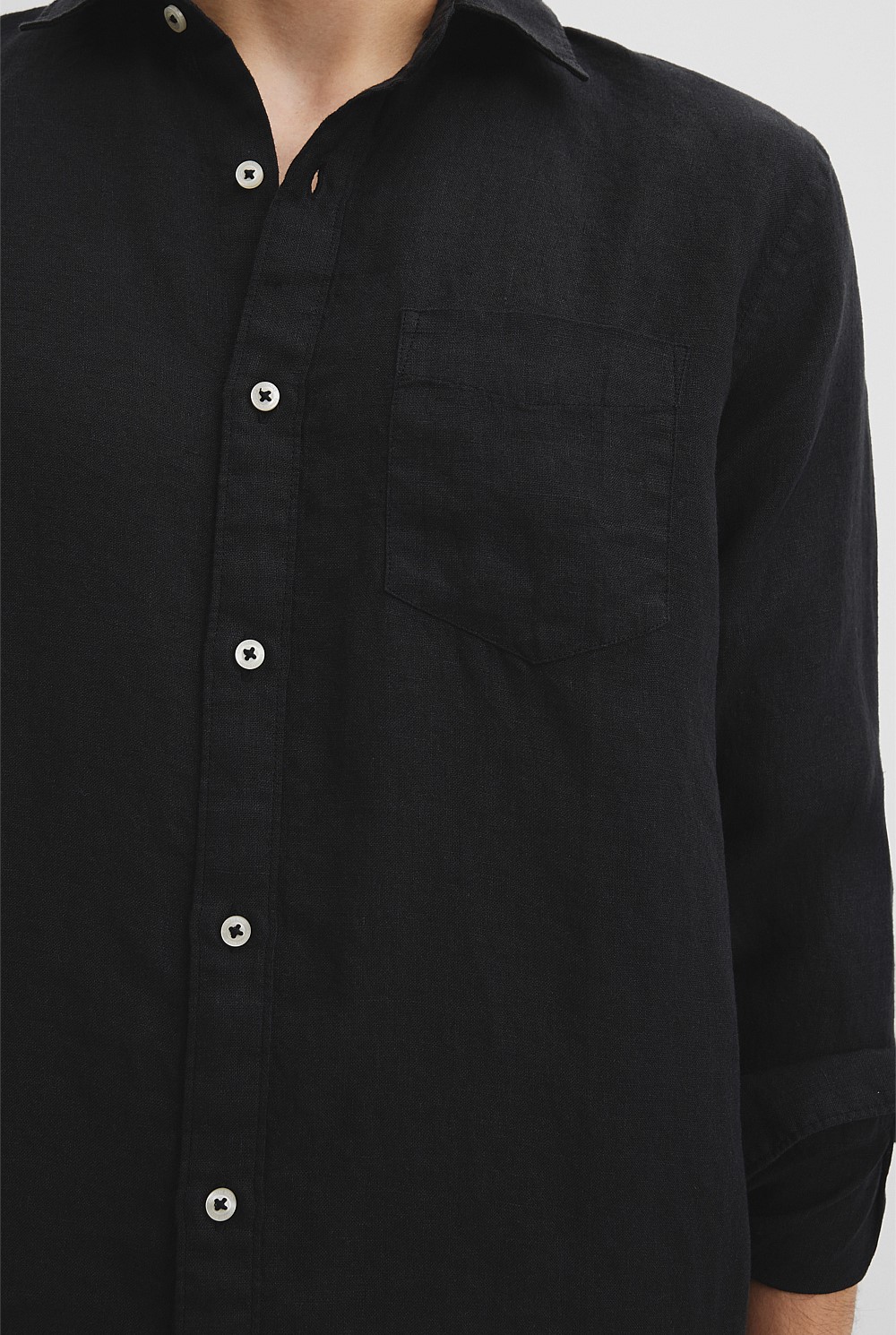 Regular Fit Organically Grown Linen Shirt